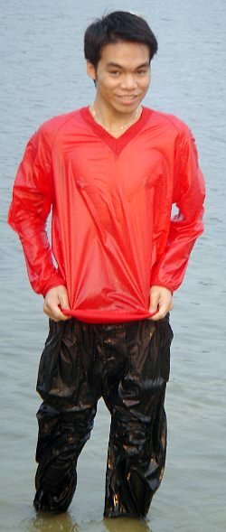 sun protection swim anorak loose fit